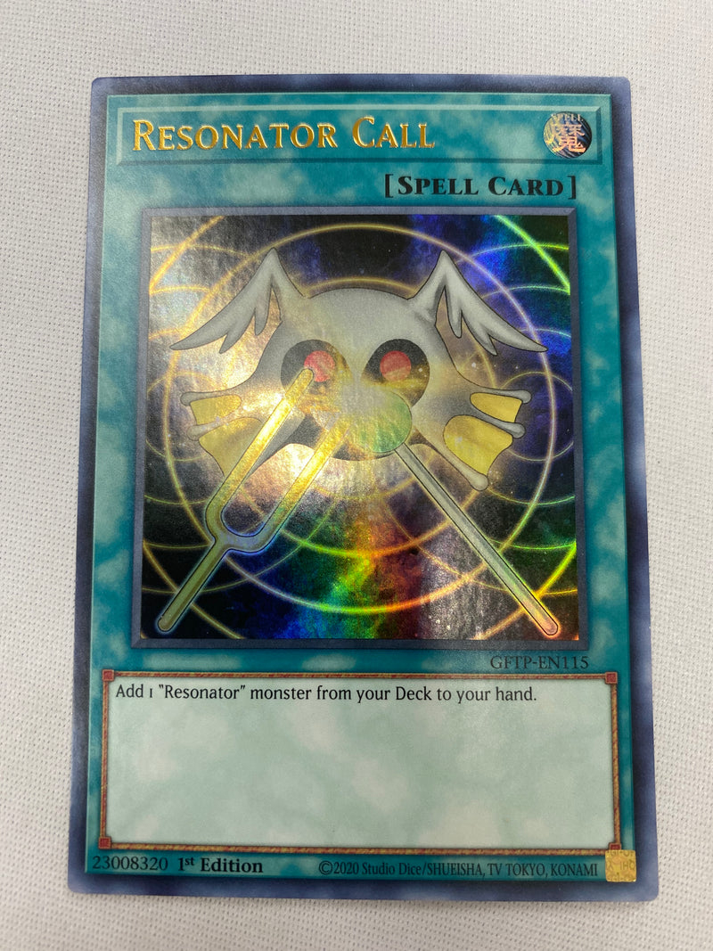 Yugioh Resonator Call GFTP-EN115 Ultra Rare 1st Edition NM Yugioh Resonator Call GFTP-EN115 Ultra Rare 1st Edition NM