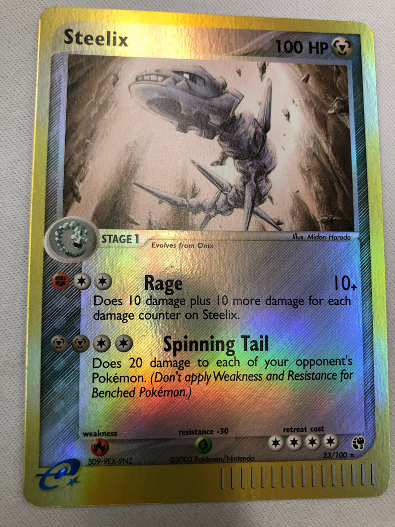 Steelix 23/100 Sandstorm Rare Reverse Holofoil Near Mint