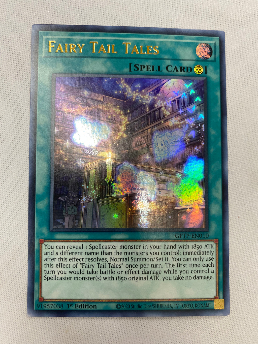 yugioh fairy tail cards Yugioh Fairy Tail Tales GFTP-EN010 Ultra Rare 1st Edition NM