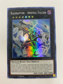 Yugioh Raidraptor  Arsenal Falcon ROTD-EN094 Super Rare 1st Edition Near Mint
