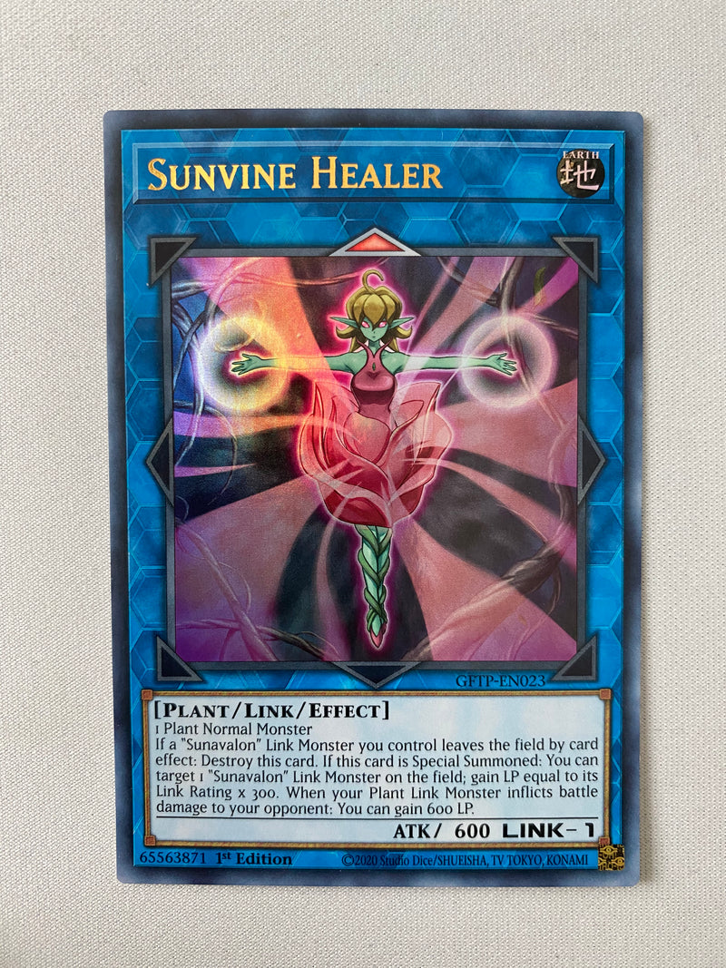 Yugioh Sunvine Healer GFTP-EN023 Ultra Rare 1st Edition NM