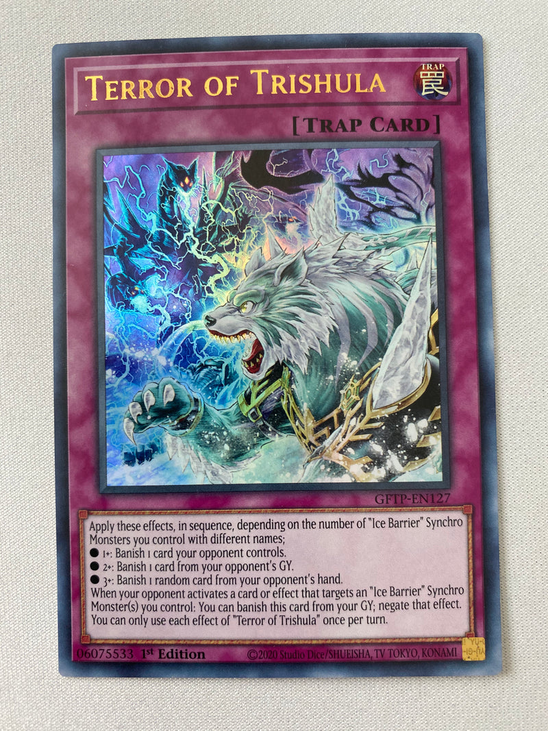 Yugioh Terror of Trishula GFTP-EN127 Ultra Rare 1st Edition NM