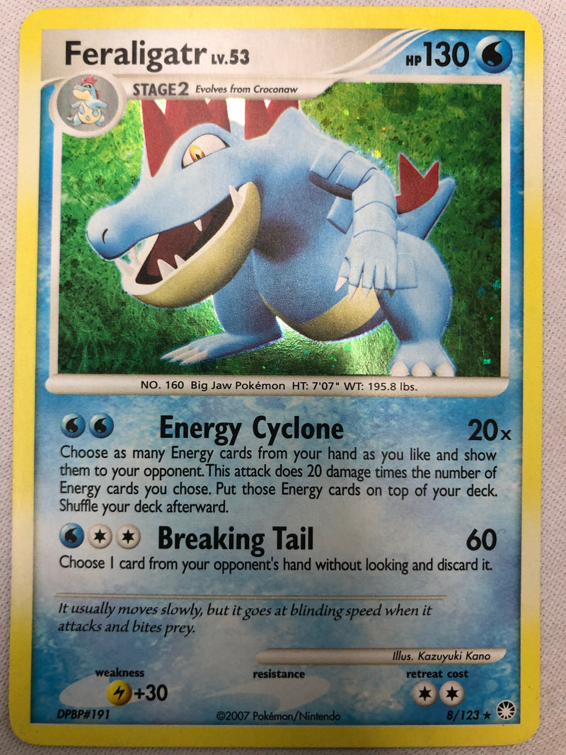 Feraligatr 8/123 Mysterious Treasures Rare HoloFoil Near Mint