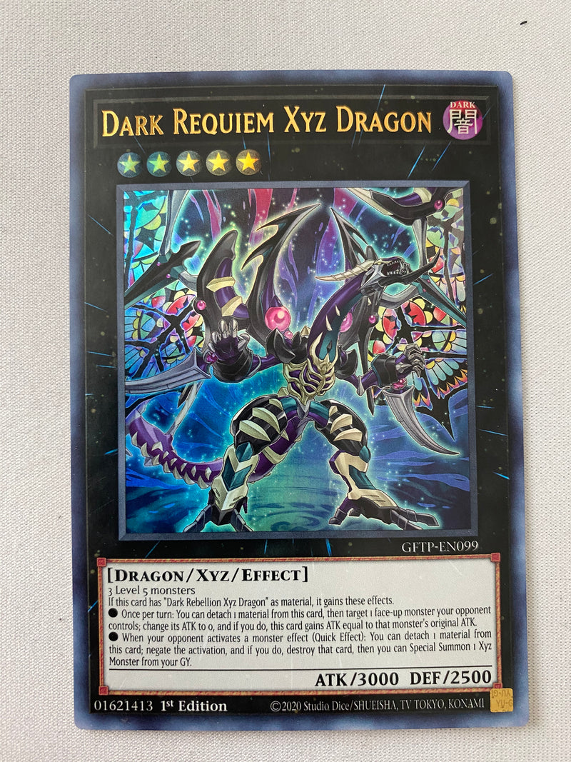 Yugioh Dark Requiem Xyz Dragon GFTP-EN099 Ultra Rare 1st Edition NM