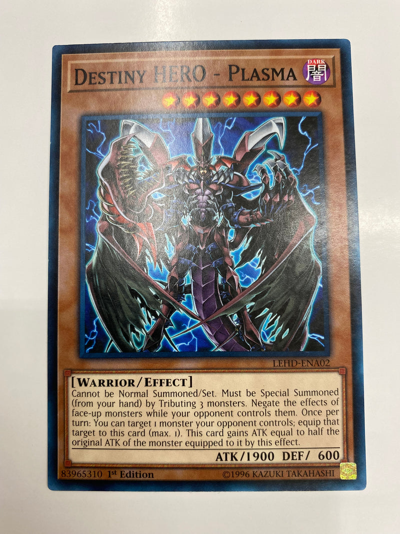 Yugioh Destiny HERO  Plasma LEHD-ENA02 Common 1st Edition Near Mint