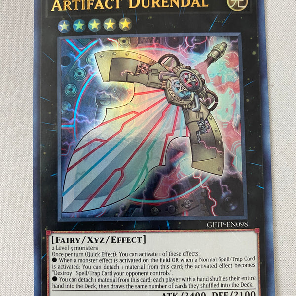 artifact xyz monsters Yugioh Artifact Durendal GFTP-EN098 Ultra Rare 1st Edition Near Mint