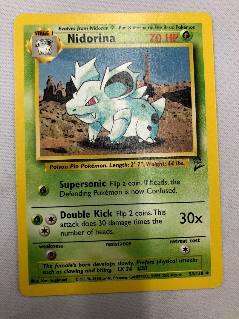 Nidorina 53/130 Unlimited Edition Uncommon Near Mint