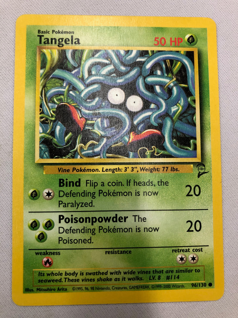 Tangela 96/130 Base Set 2 Unlimited Edition Common Near Mint