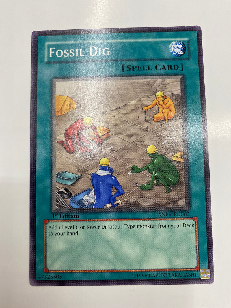 Yugioh Fossil Dig - ANPR-EN062  Common 1st Edition Naer Mint
