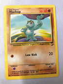 Machop 78/130 Base Set 2 Unlimited Edition Common Near Mint