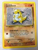 Sandshrew 91/130 Base Set 2 Unlimited Edition Common Near Mint