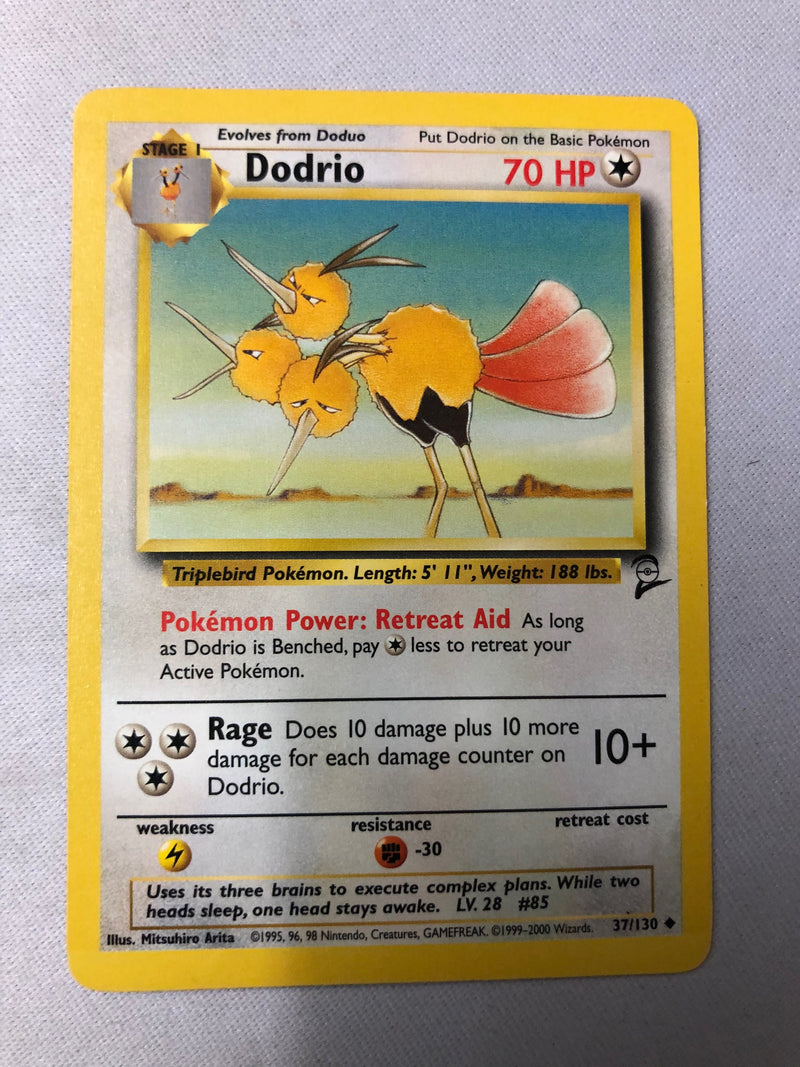 Dodrio 37/130 Base Set 2 Unlimited Edition Uncommon Near Mint