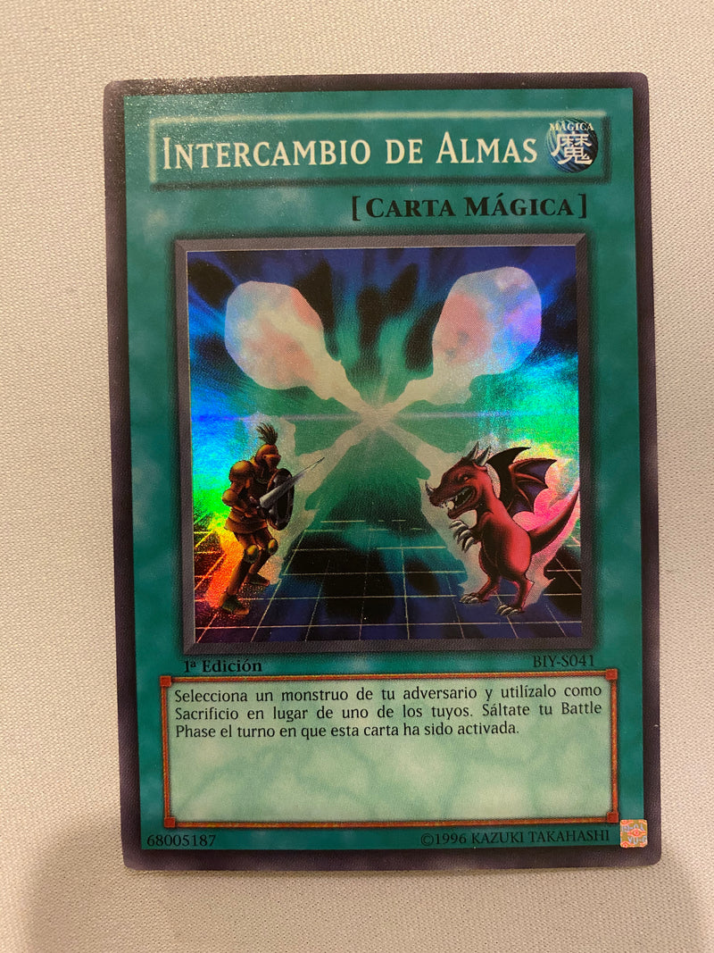 Yugioh  Intercambio de Almas  BIY-S041  Super Rare 1st Edition NM