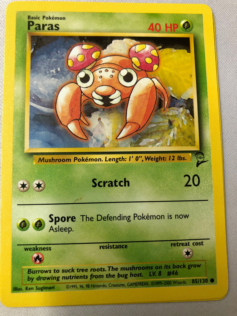 Paras 85/130 Base Set 2 Unlimited Edition Common Near Mint