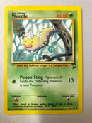 Weedle 100/130 Base Set 2 Unlimited Edition Common Near Mint
