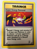 Trainer Super Energy Removal 108/130 Base Set 2 Unlimited Edition Rare Near Mint
