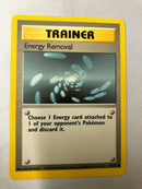 Trainer Energy Removal 92/102 Base Set Unlimited Edition Common Near Mint