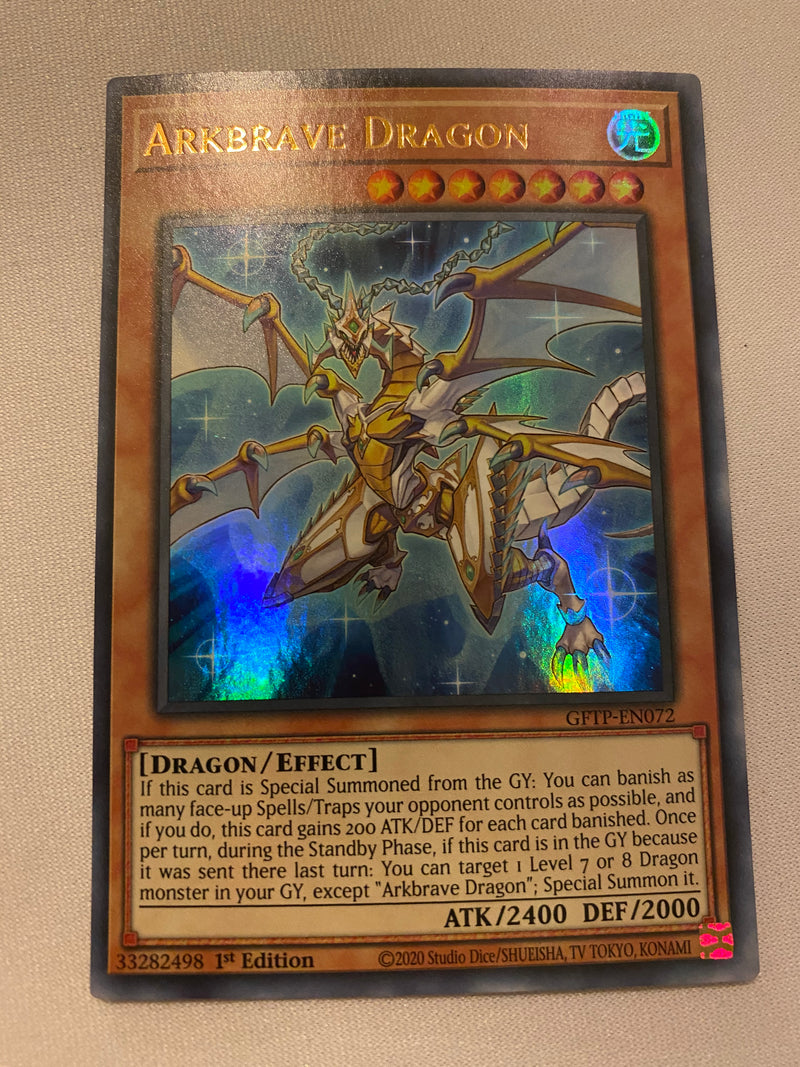 Yugioh Arkbrave Dragon GFTP-EN072 Ultra Rare 1st Edition NM