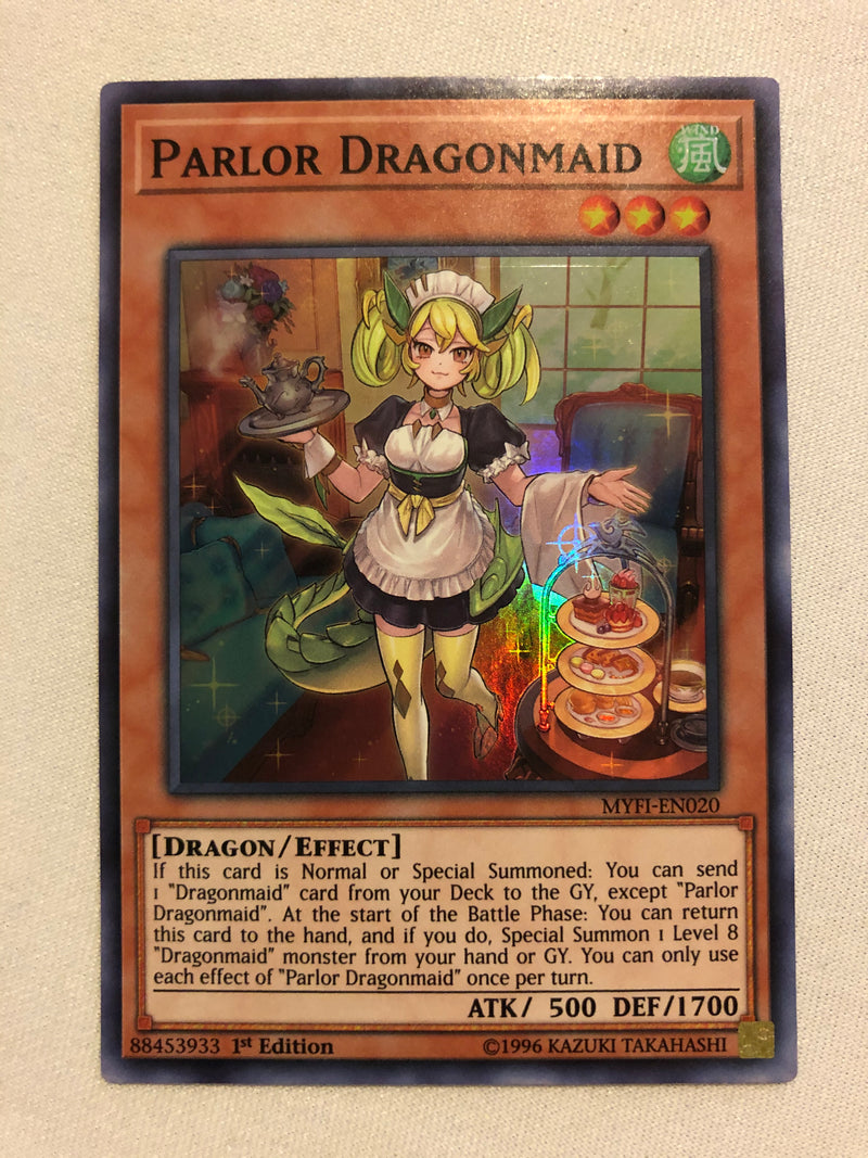 Yugioh Parlor Dragonmaid MYFI-EN020 Super Rare 1st Edition Near Mint
