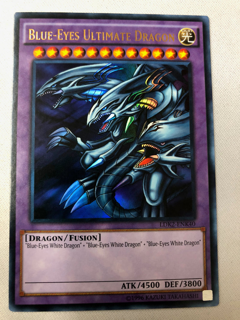Yugioh Blue-Eyes Ultimate Dragon LDK2- ENK40 Legendary Decks II Unlimited Edition Ultra Rare Near Mint