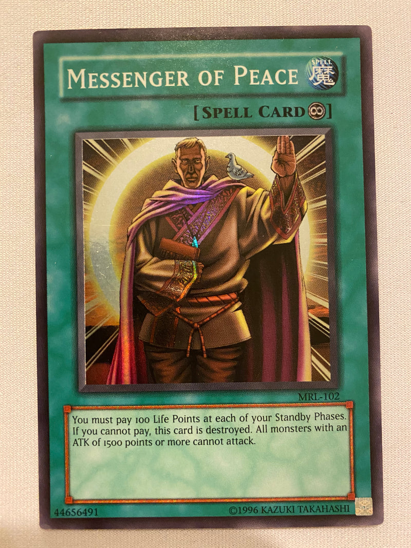 Yugioh Messenger of Peace  MRL-102  Super Rare Unlimited NM