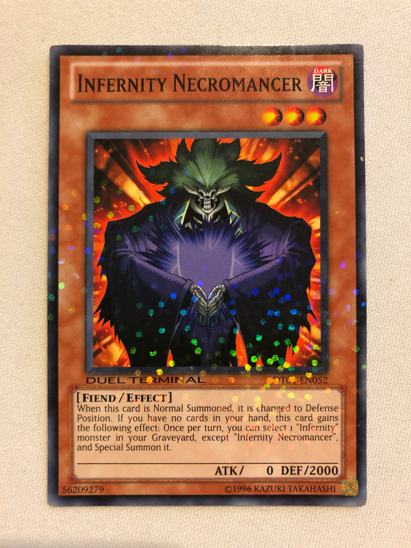 Yugioh Infernity Necromancer DT04-EN052 Parallel Rare Pokemon Card Near Mint