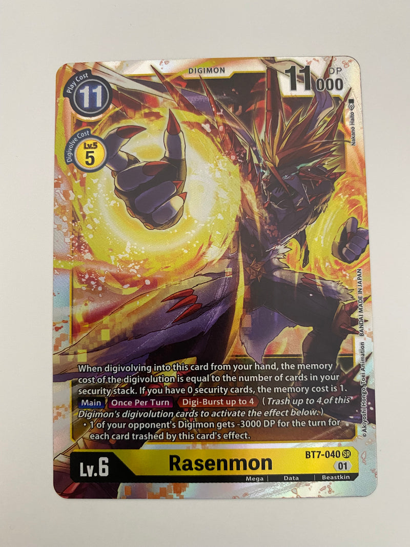 Digimon TCG Rasenmon BT7-040 SR  Next Adventure Holo Rare Near Mint