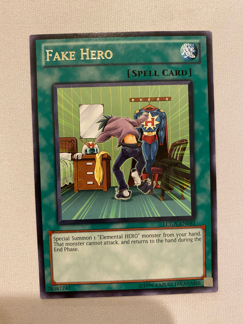 Yugioh Fake Hero LCGX-EN093 Rare Unlimited Near Mint Yugioh Fake Hero LCGX-EN093 Rare Unlimited Near Mint