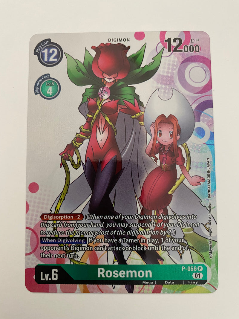 Digimon TCG Rosemon P-056 Campaign Rare Next Adventure Near Mint Digimon TCG Rosemon P-056 Campaign Rare Next Adventure Near Mint