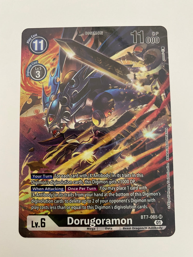 Dorugoramon TCG BT7-065 SR Digimon Alternate Art Near Mint