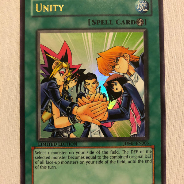 Yugioh Unity JUMP-EN006 Limited Edition Ultra Rare Near Mint