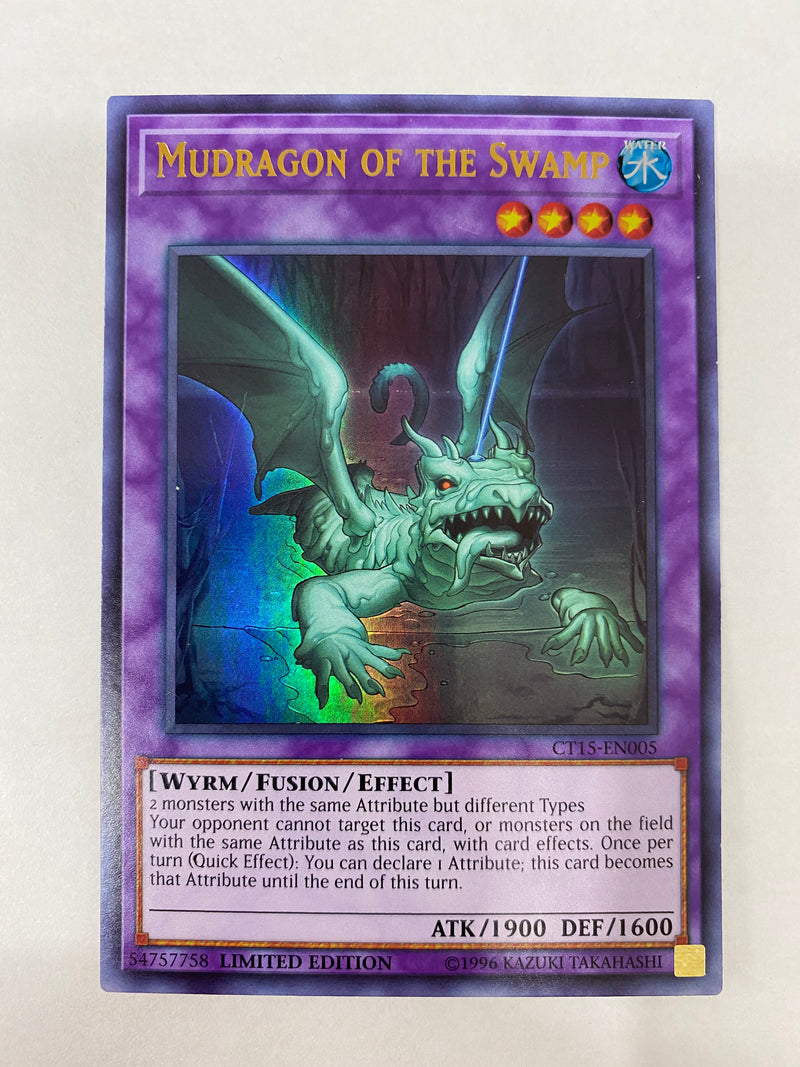 Yugioh Mudragon of the Swamp  CT15-EN005  Ultra Rare Limited Edition NM