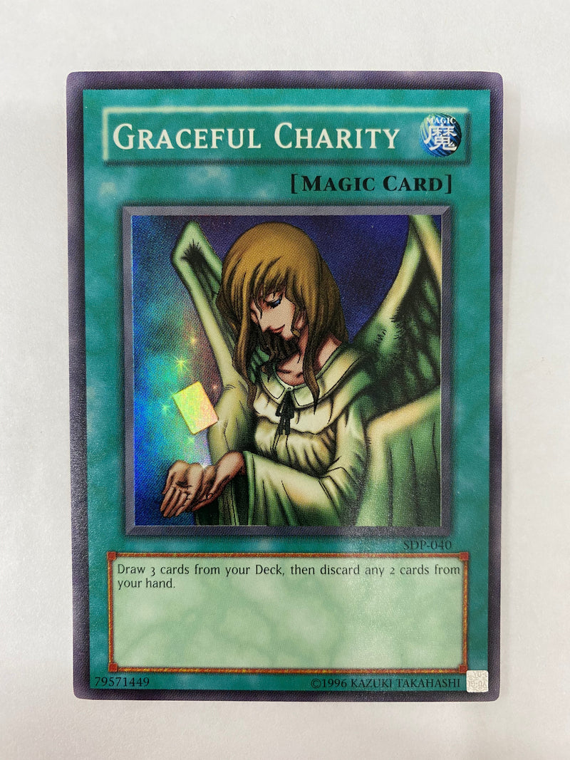 yugioh charity card Yugioh Graceful Charity SDP-040 Super Rare Unlimited NM