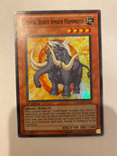 Yugioh Crystal Beast Amber Mammoth RYMP-EN044 Super Rare 1st Edition NM