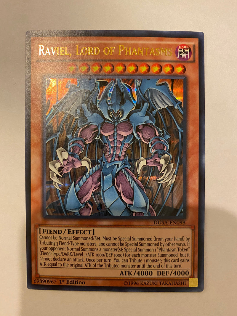 Yugioh Raviel, Lord of Phantasms DUSA-EN098 Ultra Rare 1st Edition NM