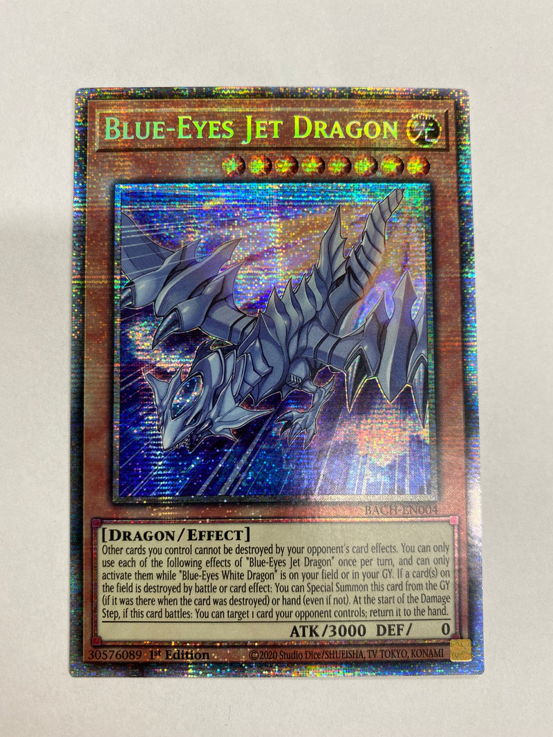 Yugioh Blue-Eyes Jet Dragon BACH-EN004 Starlight Rare Pack Fresh 1st Edition NM