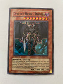 Yugioh Destiny Hero Dogma  POTD-EN014 Super Rare 1st Edition Near Mint