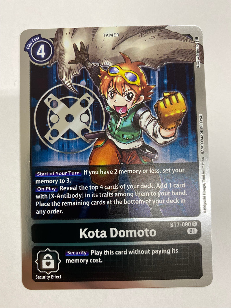 Digimon TCG Kota Domoto BT7-090 Rare Near Mint