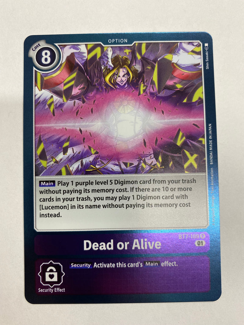 Digimon TCG Dead or Alive BT7-109 Rare Near Mint