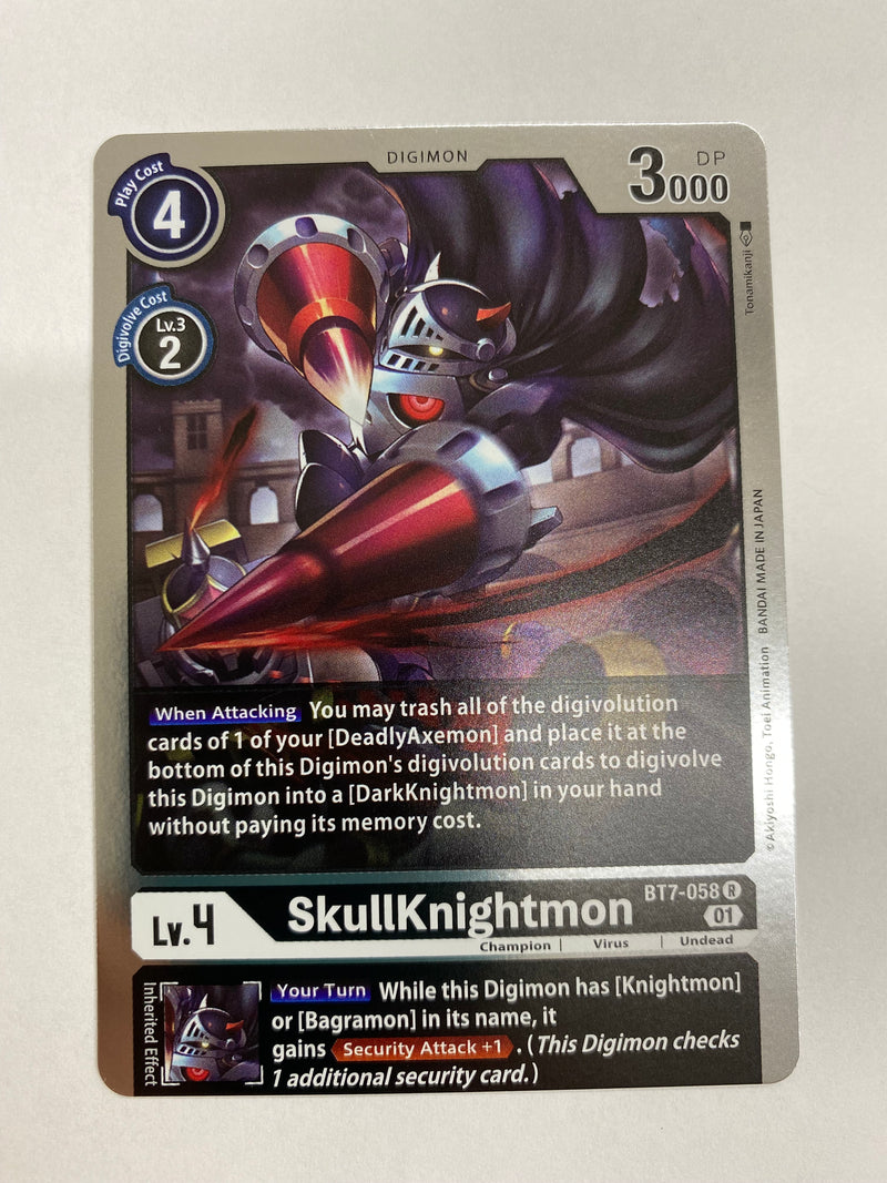 Digimon TCG SkullKnightmon  BT7-058 Rare Near Mint