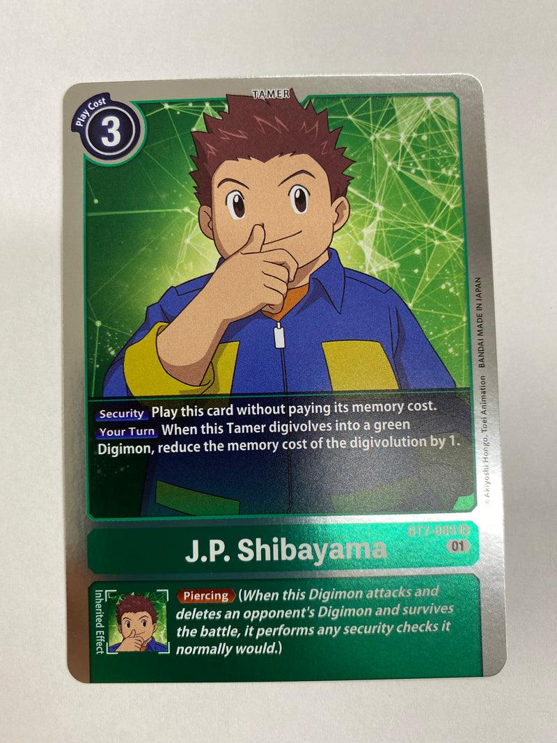 Digimon TCG J.P. Shibayama BT7-089  Rare Near Mint