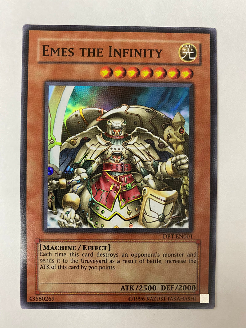 Yugioh Emes the Infinity  DBT-EN001 Super Rare NM