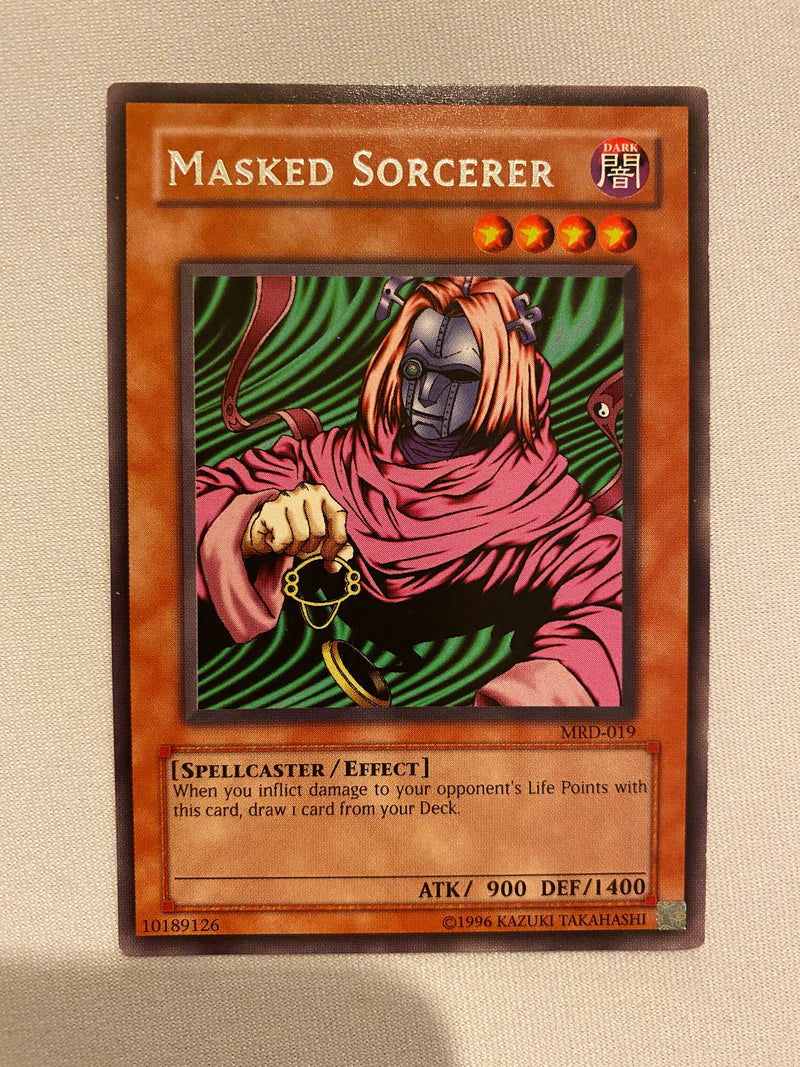 Yugioh Masked Sorcerer MRD-019 Rare Unlimited Near Mint Yugioh Masked Sorcerer MRD-019 Rare Unlimited Near Mint