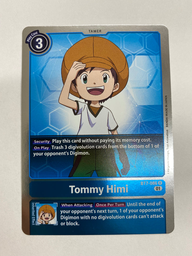 Digimon TCG Tommy Himi  BT7-086 Rare Near Mint