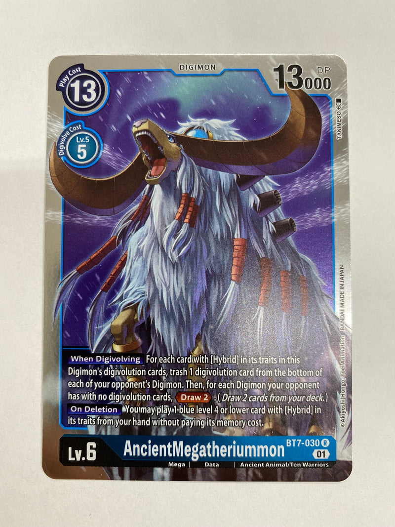 Digimon TCG AncientMegatheriummon BT7-030 Rare Near Mint Digimon TCG AncientMegatheriummon BT7-030 Rare Near Mint