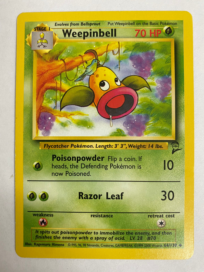 Weepinbell  64/130 Uncommon Pokemon Card  NM