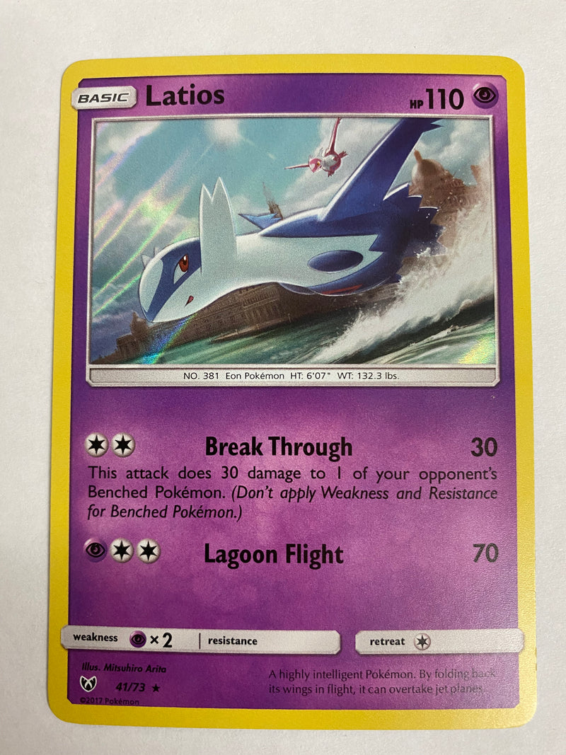 Latios 41/73 Rare Holo Near MInt