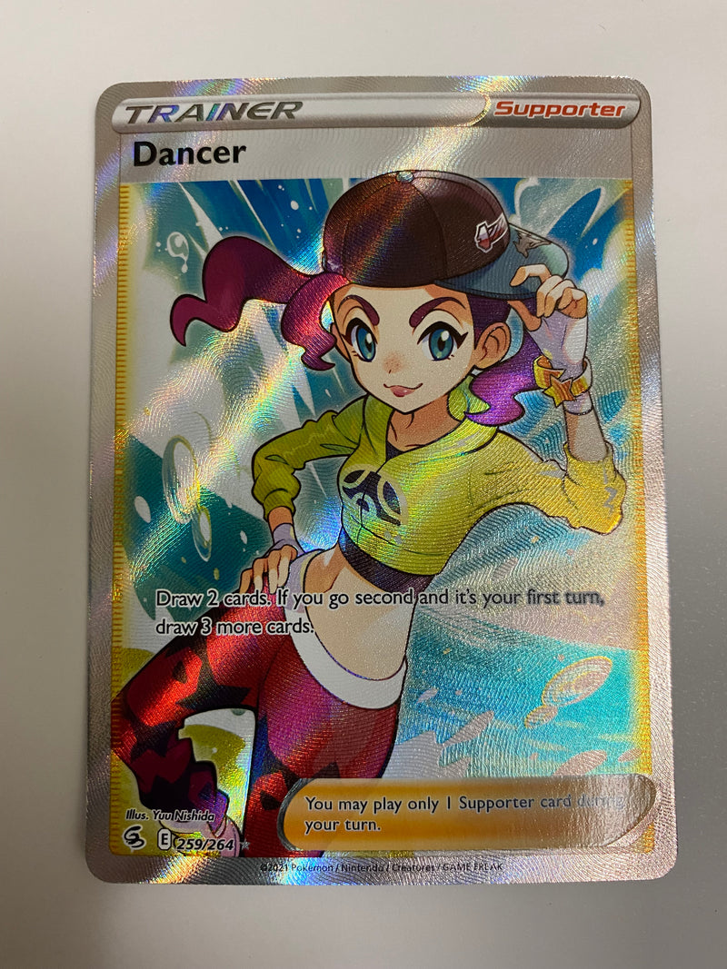 Dancer 259/264 Fusion Strike Full Art Ultra Rare Pokemon Card Near Min Dancer 259/264 Fusion Strike Full Art Ultra Rare Pokemon Card Near Min