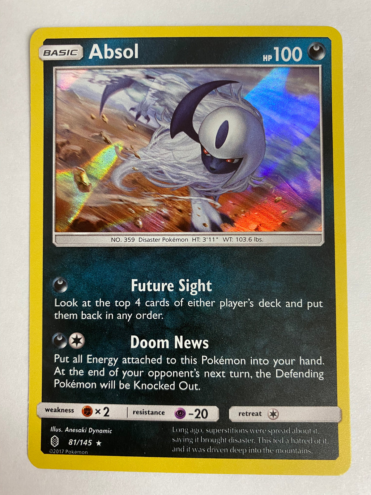 absol pokemon card Absol 81/145 Holo Pokemon Card Near Mint
