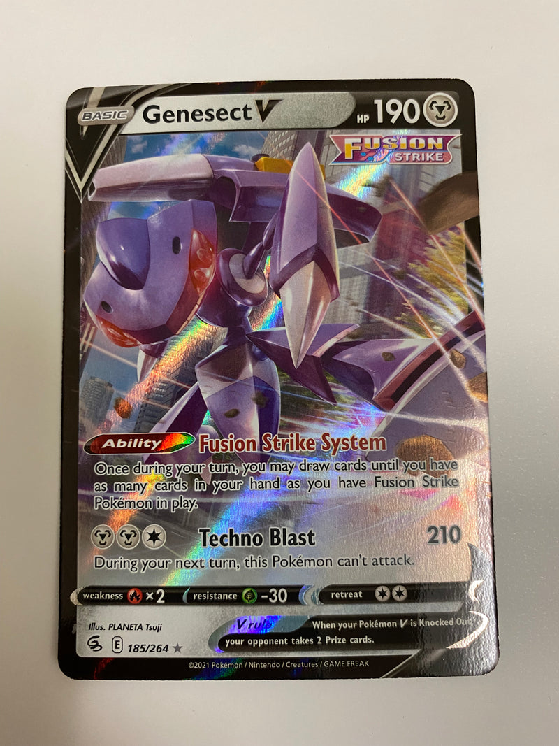 Genesect V 185/264 Ultra Rare Pokemon Card Naer Mint